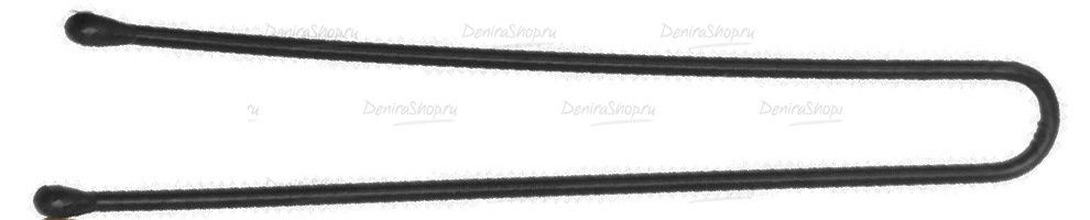 шпильки dewal черные, прямые 45 мм, 60 шт/уп, на блистере, мягкие фотографии в магазине Denirashop.ru