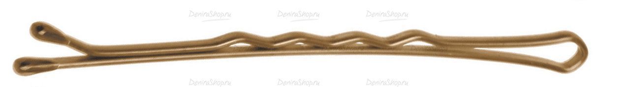 невидимки dewal коричневые, волна 60 мм, 200 гр, в коробке фотографии в магазине Denirashop.ru