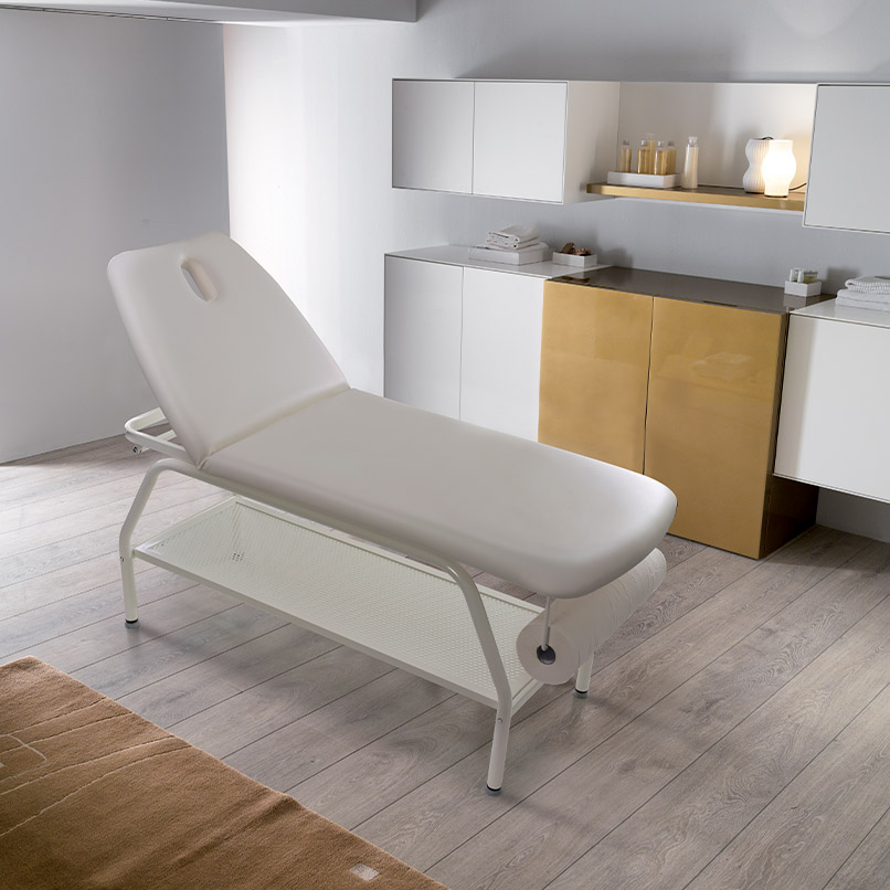 Массажная кушетка WELL CON FORO картинки Lemi 002 White