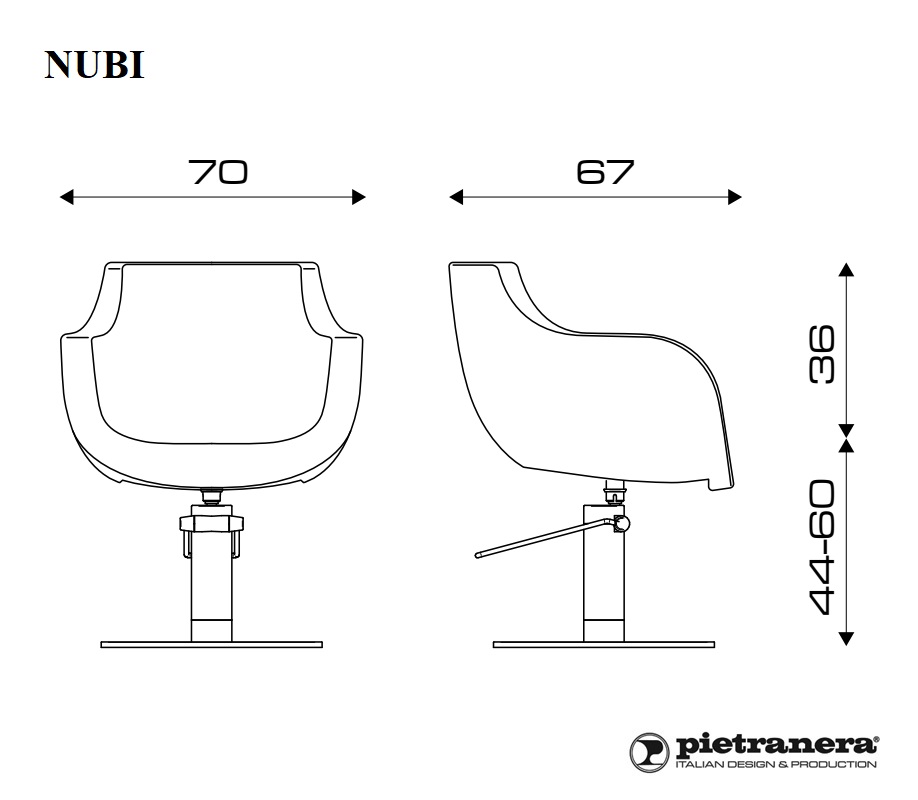 Кресло парикмахерское NUBI Pietranera