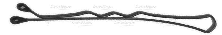невидимки dewal черные,волна  50 мм, 60 шт/уп. фотографии в магазине Denirashop.ru