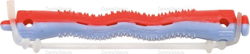 коклюшки dewal, красно-голубые, "волна", d 10,5 мм 12 шт/уп фотографии в магазине Denirashop.ru