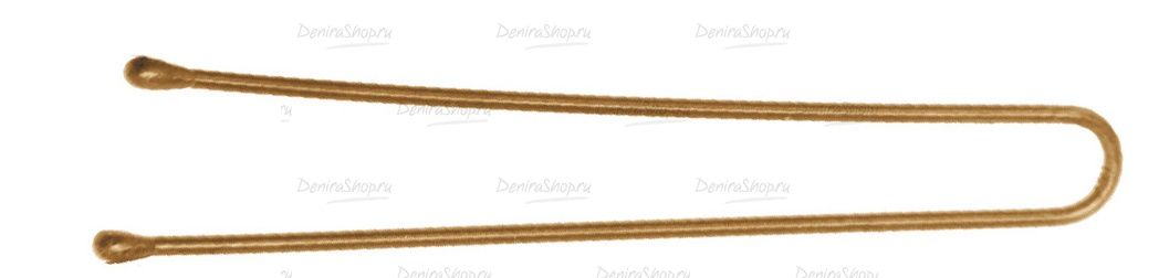 шпильки dewal золотистые, прямые 45 мм, 60 шт/уп, на блистере, жесткие фотографии в магазине Denirashop.ru