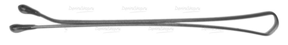 невидимки dewal серебристые, прямые 60мм, 200 гр, в коробке фотографии в магазине Denirashop.ru