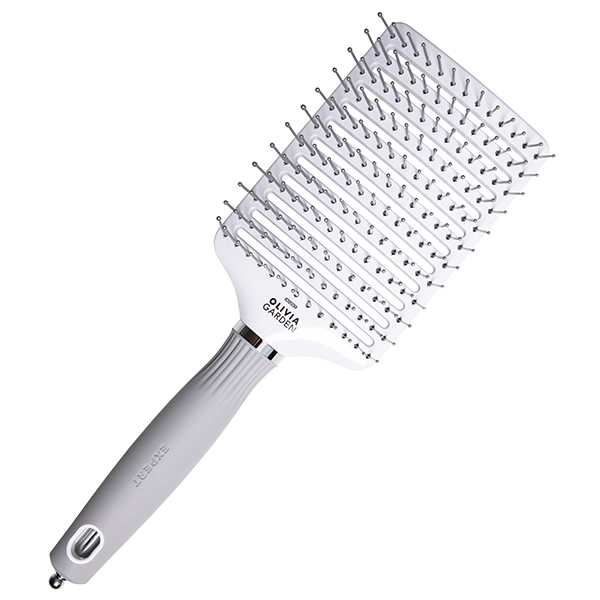 Щётка EXPERT CARE VENT Nylon Bristles White&Grey L фото