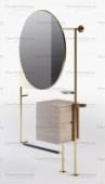 парикмахерское зеркало watson с настенным креплением модель а купить в Denirashop.ru