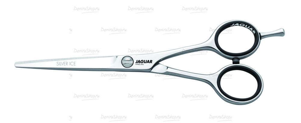 парикмахерские ножницы jaguar silver ice прямые 5,5" фото купить 