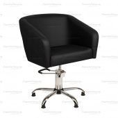 парикмахерское кресло lazzio (гидравлика + пятилучье) купить в Denirashop.ru
