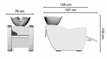 Парикмахерская мойка RIO GRANDE Ceriotti 57188