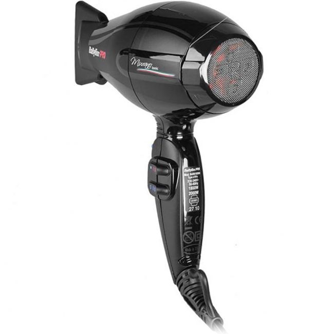 Фен BaByliss PRO MURANO Ionic compact 2000Вт фото