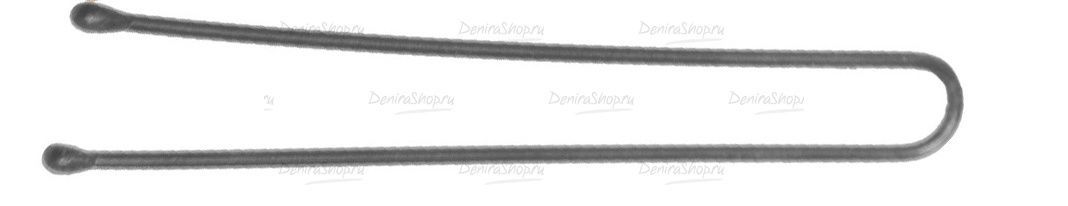 шпильки dewal серебристые, прямые 45мм, 60шт/уп, на блистере, жесткие фотографии в магазине Denirashop.ru