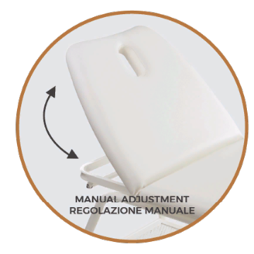 Массажная кушетка WELL CON FORO картинки Lemi 002 White
