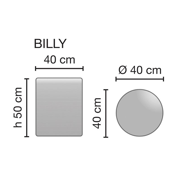 Пуф для ожидания BILLY картинка и фото