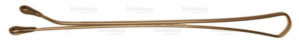 невидимки dewal коричневые, прямые 50 мм, 200 гр, в коробке фотографии в магазине Denirashop.ru