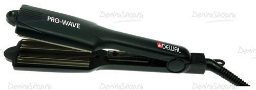 Щипцы-гофре для волос DEWAL ProWave , 55х100мм, с терморегулятором, керамическое покрытие, 45Вт купить в магазине для парикмахеров Denirashop