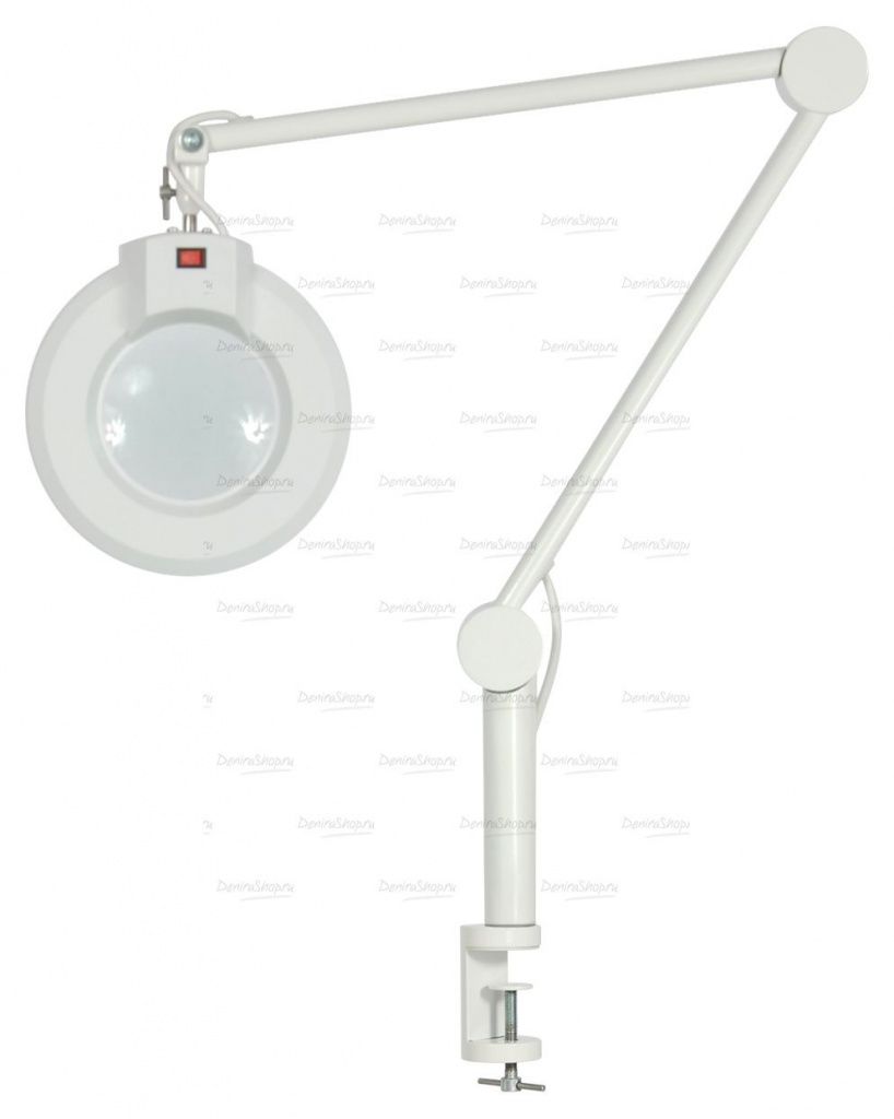 лампа лупа с кронштейном med-mos (сн-2) купить в Denirashop.ru
