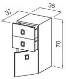 Тумба парикмахерская CABINET SHOP PPA фотография купить