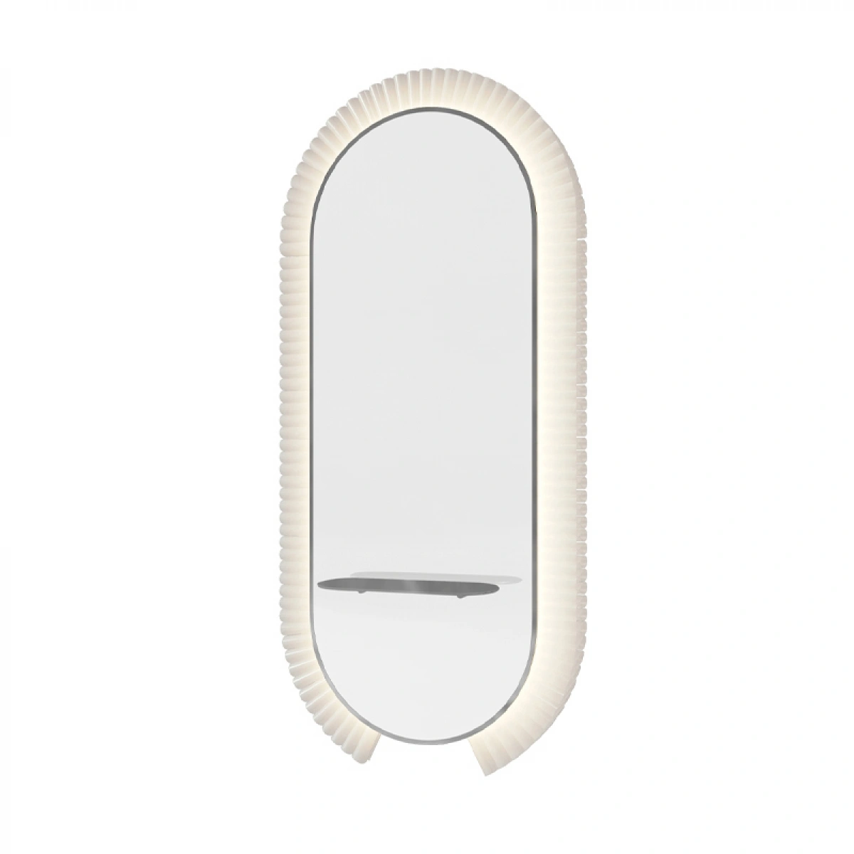 Парикмахерское зеркало KATHERINE COLLAR WALL WITH SHELF GCMW241KA