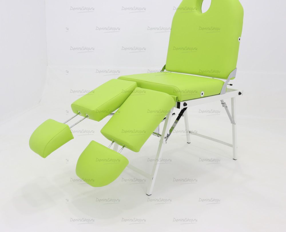 Педикюрное кресло Fix-2а (ко-162) складное цвет фисташковый
