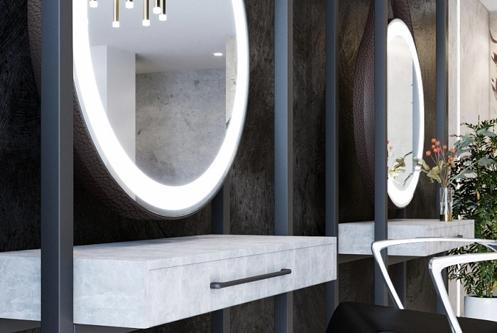 Парикмахерское зеркало TARUS GLOSS 13143