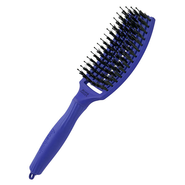 Щетка для укладки Fingerbrush Care Iconic Boar&Nylon BLUE JEANS ID1834 фото