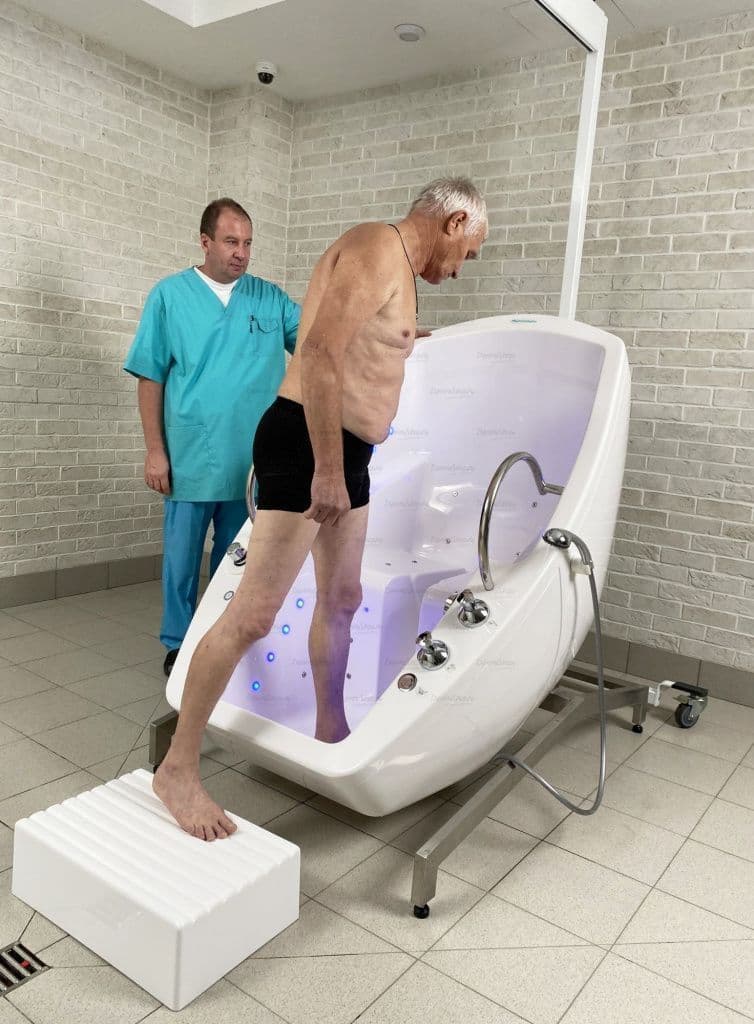 Ванна водолечебная поворотная «Неман»  Physiotechnica