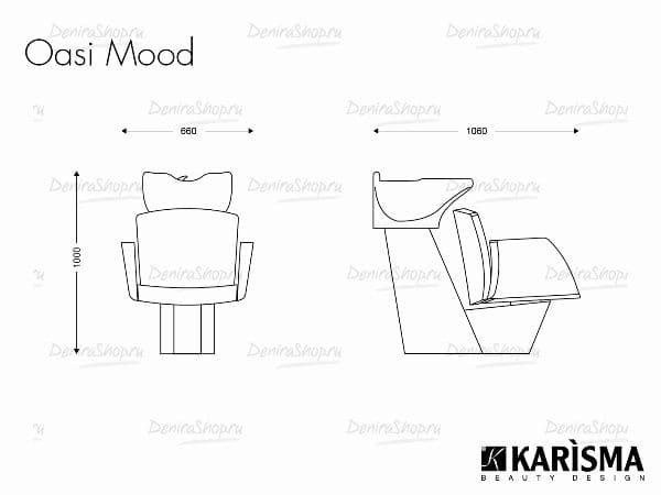 Парикмахерская мойка OASI MOOD Karisma K5022