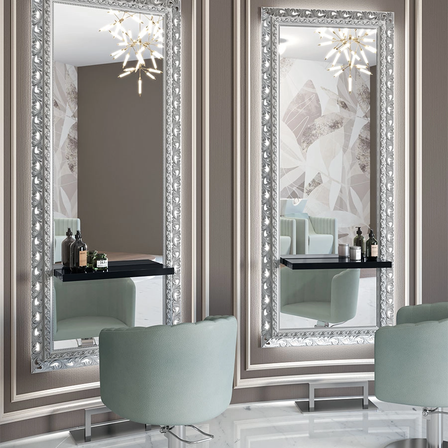 Парикмахерское зеркало QUEEN LIGHT 4009/B-4009