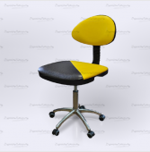стул для мастера "сеньор", низкий (хром) купить в Denirashop.ru