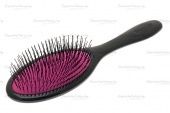 Щетка для волос Tangle Tamer черная с розовым Denman D93/D093MBLK фотография купить по выгодной цене в интернет магазине Denirashop.ru 