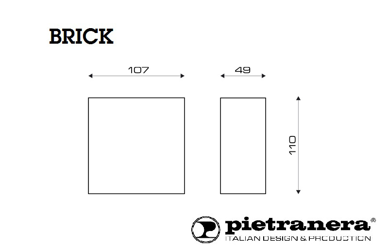 Стойка администратора BRICK IMAGE  купить картинки Pietranera