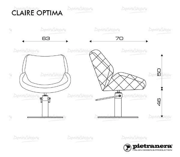 Кресло парикмахерское CLAIRE OPTIMA Pietranera
