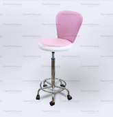 стул для мастера "влад" высокий хром пятилучье купить в Denirashop.ru