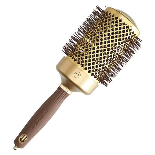 Термобрашинг EXPERT BLOWOUT SHINE Wavy Bristles Gold&Brown 65 мм фото