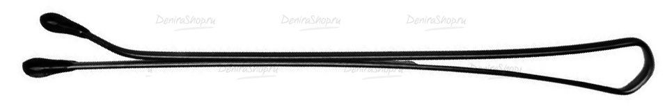 невидимки dewal черные, прямые 50 мм, 200 гр, в коробке фотографии в магазине Denirashop.ru