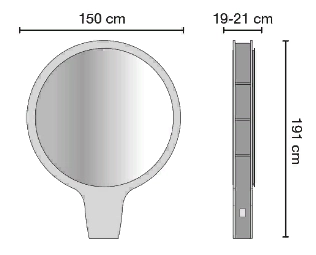 Парикмахерское зеркало SUNNY 9873