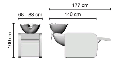 Мойка парикмахерская SUITE Ceriotti 57193