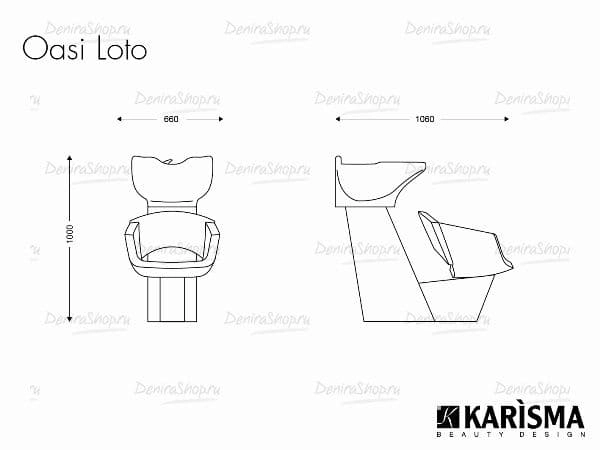 Парикмахерская мойка OASI LOTO Karisma K50290