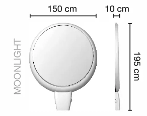 Зеркало парикмахерское MOONLIGHT 9850