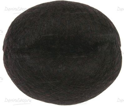 валик для прически dewal, искусственный волос+сетка, коричневый d14 фотографии в магазине Denirashop.ru
