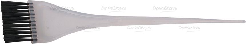 кисть для окрашивания dewal, прозрачная, с черной прямой щетиной, узкая 35мм фотографии в магазине Denirashop.ru