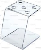 подставка для ножниц из стеклопластика sibel белый в магазине Denirashop.ru