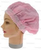 шапочка для душа с эластичной лентой розовая sibel фотографии в магазине Denirashop.ru