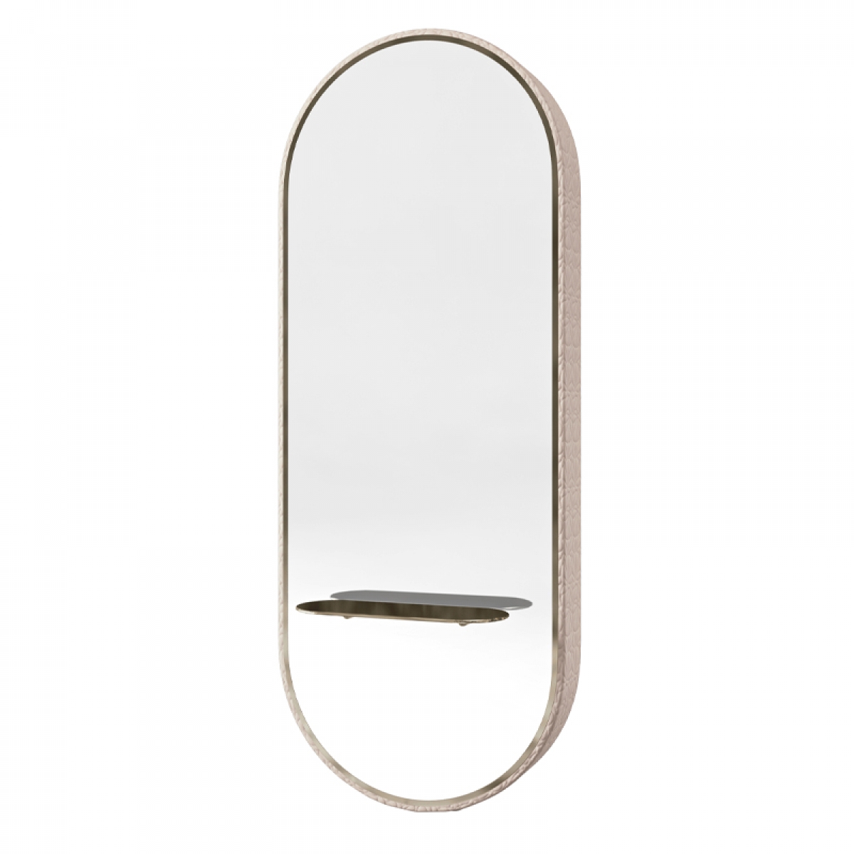 Зеркало парикмахерское KATHERINE RING WALL WITH SHELF GCMW249KA
