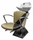 мойка парикмахерская «домино» с креслом «арлекино» купить в Denirashop.ru