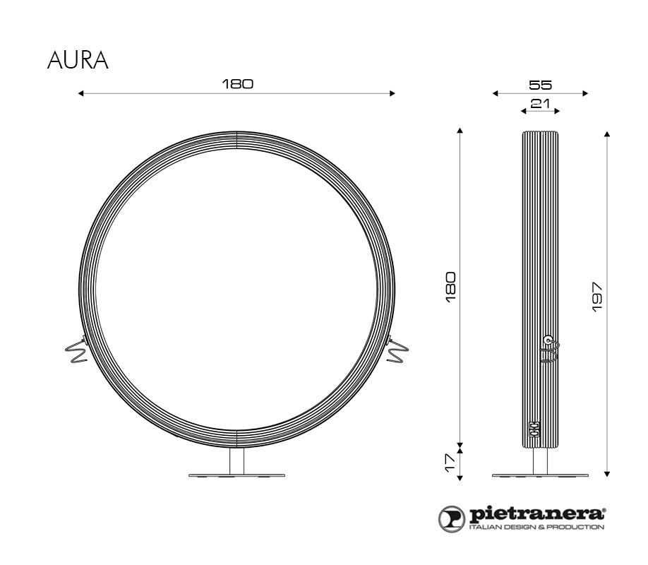 Зеркало парикмахерское AURA 840