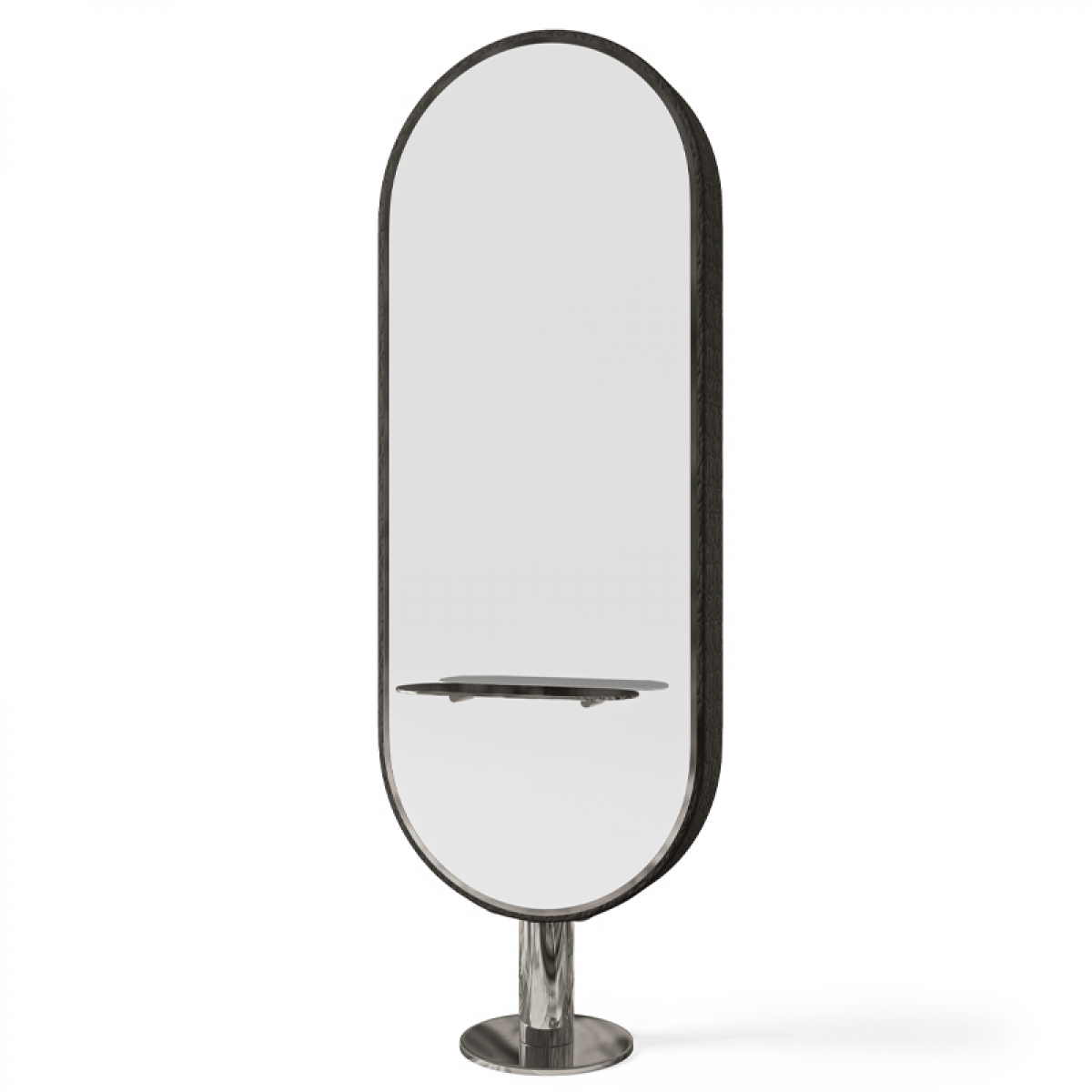 Зеркало парикмахерское KATHERINE RING WITH SHELVES GCMW237KA