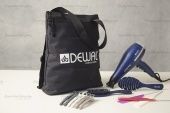сумка для парикмахерских инструментов dewal c6-19 black купить в магазине Denirashop.ru