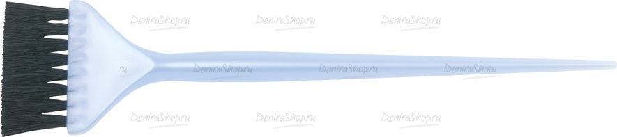 кисть для окрашивания dewal голубая, с черной волнистой щетиной, узкая 50 мм фотографии в магазине Denirashop.ru