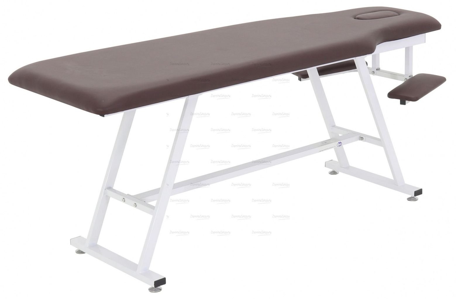 стационарный массажный стол стальной  fix-mt1 (мст-19) купить в Denirashop.ru